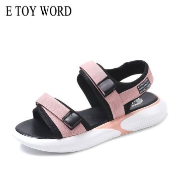 Women Sandals Casual shoes woman Hook & Loop platform sandals - Image 2
