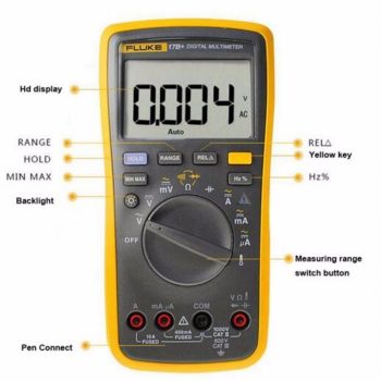 Fluke 15B F15B+ Professional Auto Range Digital Multimeter Tester - Image 2