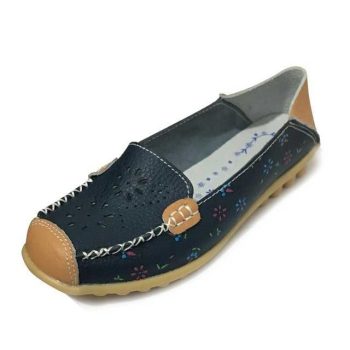Genuine leather flats shoes women female moccasins casual ladies shoes - Image 14