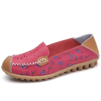Genuine leather flats shoes women female moccasins casual ladies shoes - Image 11