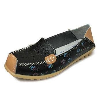 Genuine leather flats shoes women female moccasins casual ladies shoes - Image 7