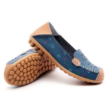 Genuine leather flats shoes women female moccasins casual ladies shoes - Image 5