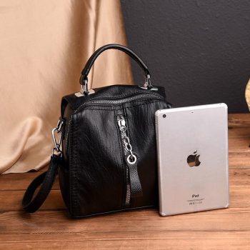Luxury Cow Leather Handbags Women Bags Designer Fashion Shoulder Crossbody Bag - Image 4