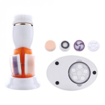 Facial Cleansing Brush With Changeable Heads & Stand - Image 6