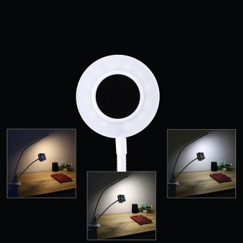 Phone Holder with Selfie Ring Light - Image 12