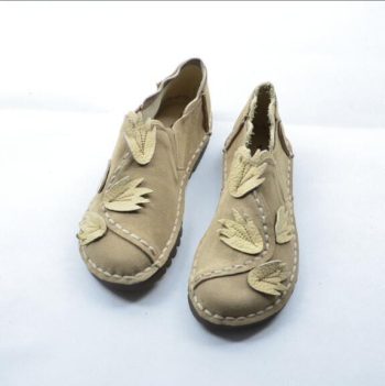 Genuine leather shoes,literary and artistic women shoes - Image 10