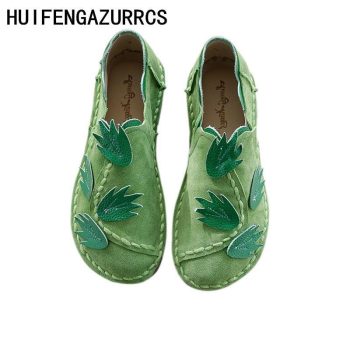 Genuine leather shoes,literary and artistic women shoes - Image 2