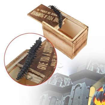Wooden Prank Spider Scare Box - Image 4
