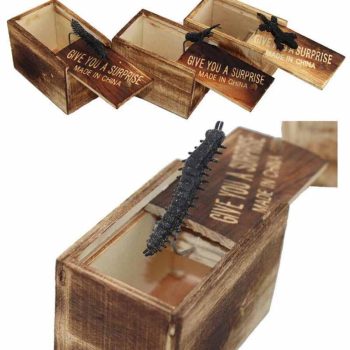 Wooden Prank Spider Scare Box - Image 6