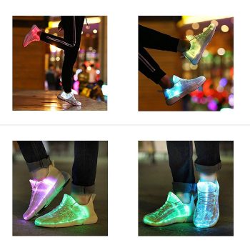 Light Up Optical Fiber Sneakers - Image 5
