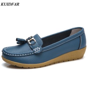 Genuine Leather Women Casual Shoes - Image 2