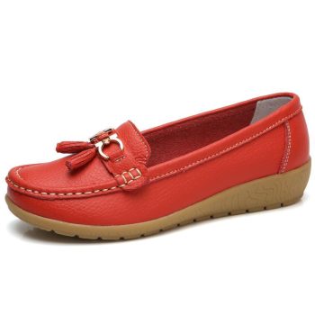 Genuine Leather Women Casual Shoes - Image 6