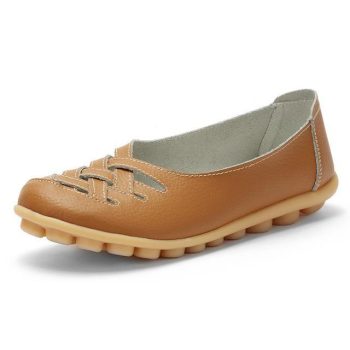 Genuine Leather Summer Women Flats Shoes - Image 7