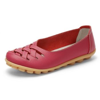 Genuine Leather Summer Women Flats Shoes - Image 14