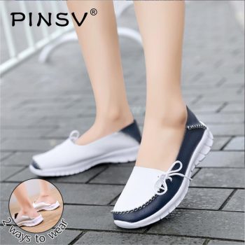 Loafers Women Light-weight Women Flats Lace-up Sneakers Shoes - Image 2