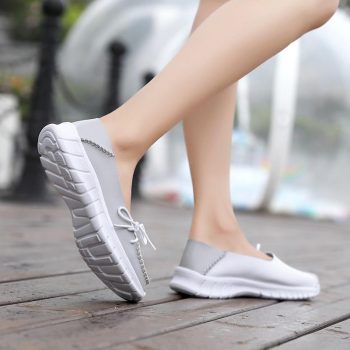 Loafers Women Light-weight Women Flats Lace-up Sneakers Shoes - Image 7
