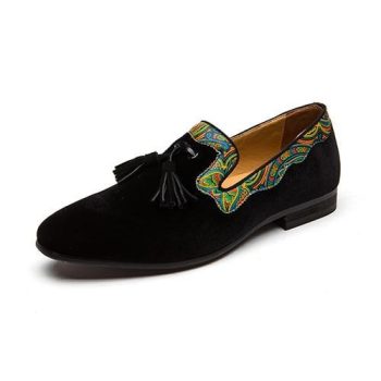 Genuine Leather Moccasins Comfy Breathable Slip On - Image 3