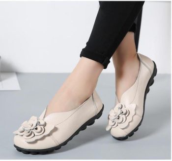 Genuine Leather Flat Shoes large size Loafers leisure shoe - Image 15