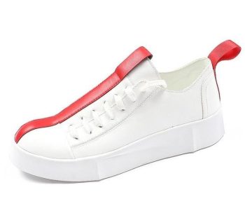 Men Trendy Designer trendsetter fashion white flats Platform shoes - Image 8