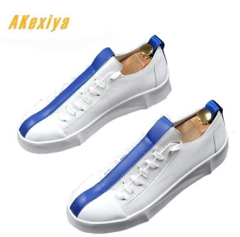 Men Trendy Designer trendsetter fashion white flats Platform shoes - Image 2