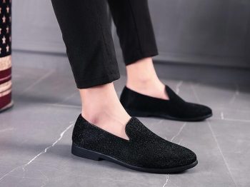 Men street trendsetter comfortable leather Flats Shoes - Image 3