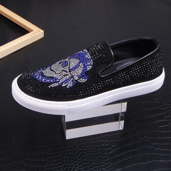 Men streets fashion rhinestone pirates Causal flats platform Shoes
