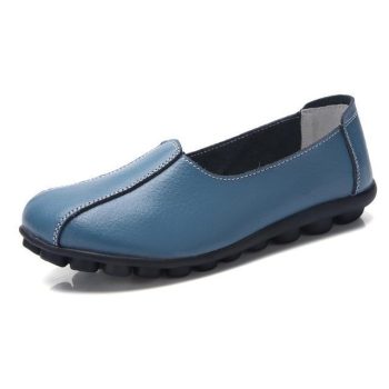 Women Flats Soft Comfortable Quality Leather Flat Shoes - Image 11