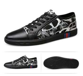 Men Street Graffiti printing comfortable Casual Flats Shoes - Image 5