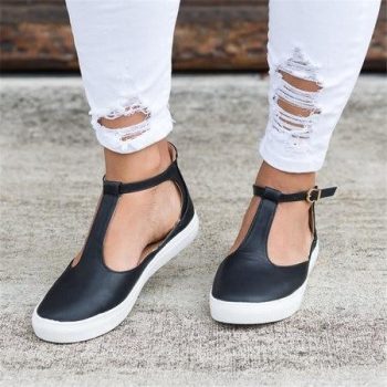 Women Sandals Fashion Women Closed Toe Flat Shoes - Image 10