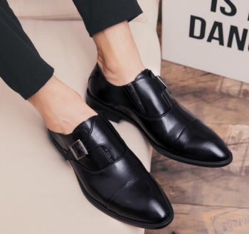 New arrival Men pointed Designer style Leather Shoes - Image 6