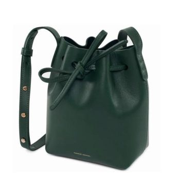 MINI bucket bag mansur women Split leather MINI shoulder bag - Image 3