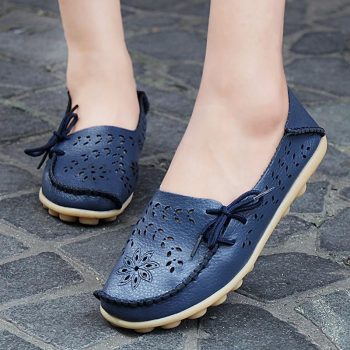 PU Leather Flats Shoes Female Loafers Women Casual Shoes - Image 7