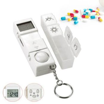 Pill Box With Medication Reminder Alarm