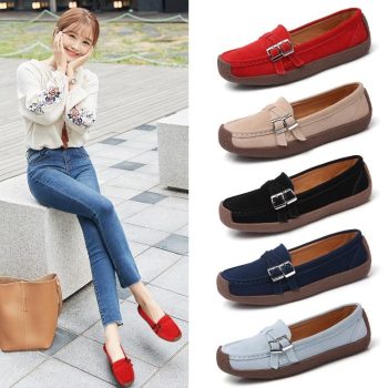 Women Moccasins Women's Flats Genuine leather Shoes - Image 7