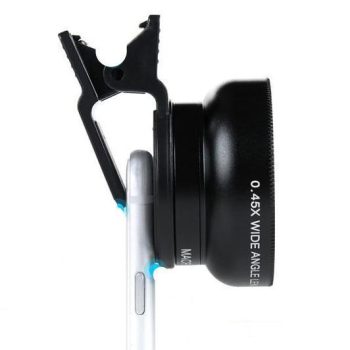 Professional HD Phone Camera Lenses 0.45X Wide Angle 12.5X Macro Lens For iphone - Image 5