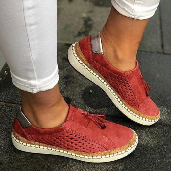 Casual Shoes Slip-On Sneaker Woman Ladies Comfortable Lady Loafers - Image 9