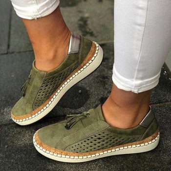 Casual Shoes Slip-On Sneaker Woman Ladies Comfortable Lady Loafers - Image 6