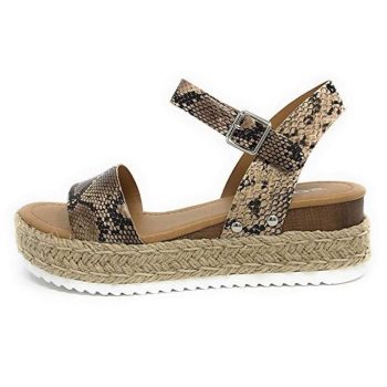 Comfort Leopard Wedges Sandals For Women High Heels - Image 2