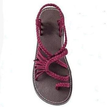 Fashion Gladiator Sandals Women Shoes Female Flat Sandals - Image 4