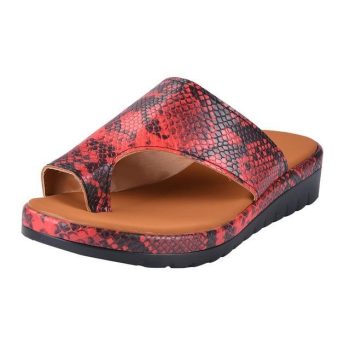 Women slippers Flat Sole Casual Soft Big Toe Foot Sandal - Image 15