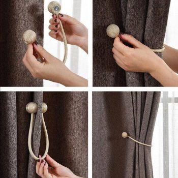 Magnetic Decorative Curtain Strap - Image 4