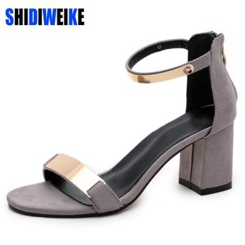 Ladies Shoes Gladiator Sandals Women High Heels Sandals - Image 2