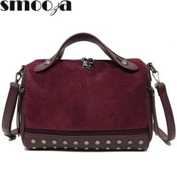 New Arrival Nubuck PU Leather Handbags for Women - Image 2