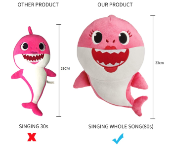Baby Shark Toy Singing Plush Doll With Music - Image 12