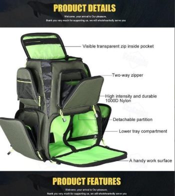 Fishez™ Waterproof Fishing Backpack for Tackles & Lure Box - Image 7