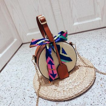 Straw Beach Bag Bolsa Feminina Shoulder Bag Messenger Crossbody Bags - Image 7