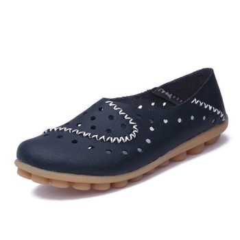 Loafers Women Flat Shoes Leather Ballerina Espadrilles Soft Ballet Flats Slip shoes