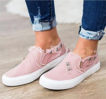 Women Round Toe casual shoes ladies Breathable sneakers - Image 9