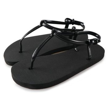 Women Sandals T Stripe Flat Sandals female Gladiator Sandals - Image 5
