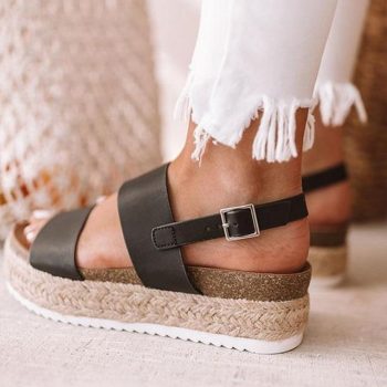 Wedges Shoes Women Pumps High Heels Sandals - Image 5